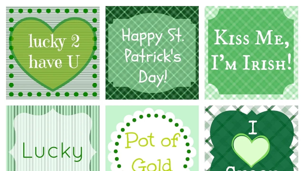 St Paddy Day Printables