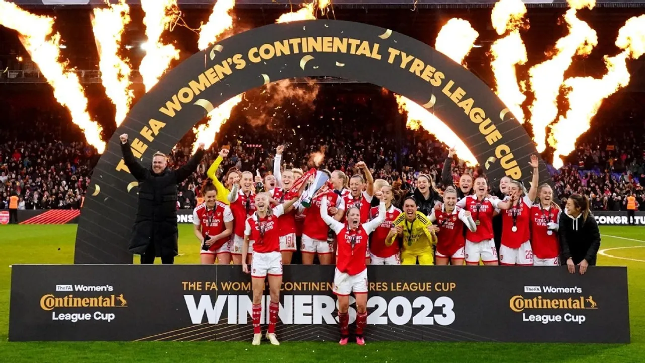 Arsenal Women Advance to Conti Cup SemiFinals with Dominant 40 Win