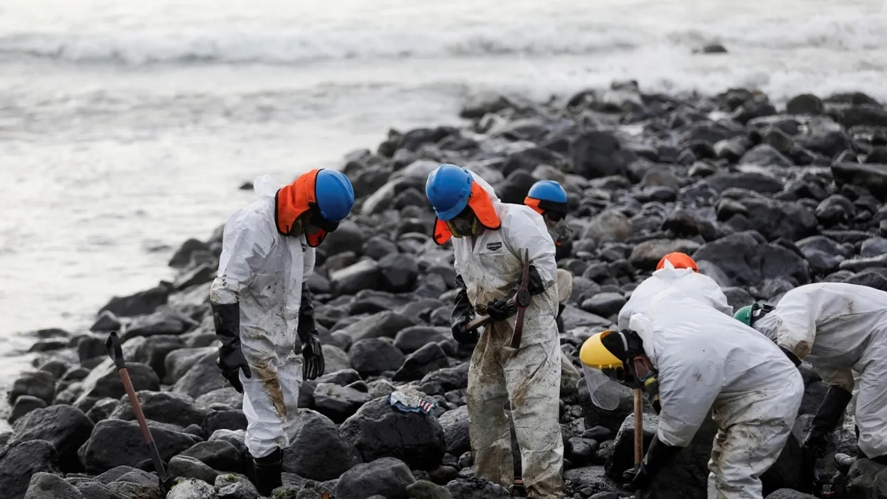 U.S. Coast Guard Tackles Oil Spill Off Huntington Beach, Initiatives