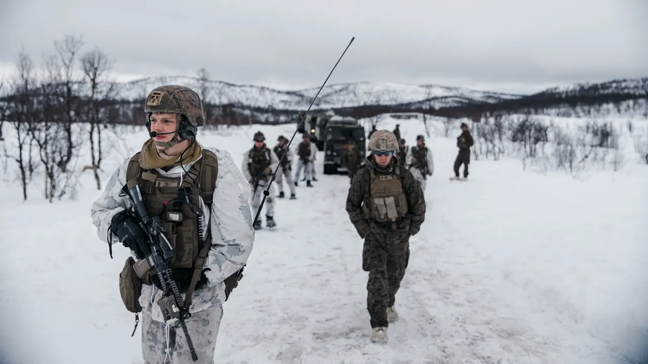 US Marines Train in Arctic Norway, Signaling NATO's Focus on Cold Weather Warfare Amid Russia Tensions