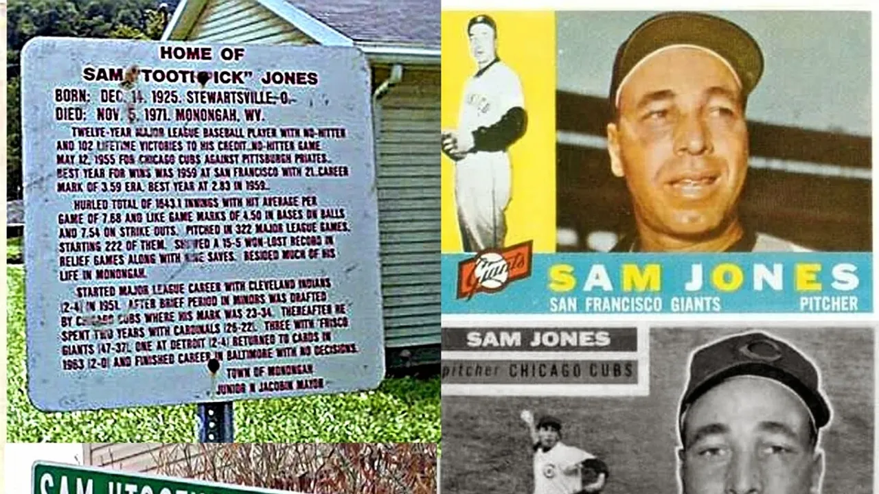 Sam 'Toothpick' Jones The First African American Pitcher to Throw a No