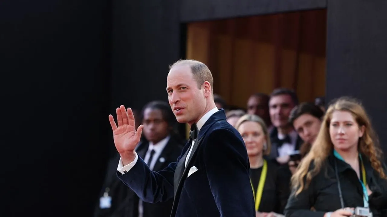 Prince William's Solo Appearance at the 77th EE British Academy Film