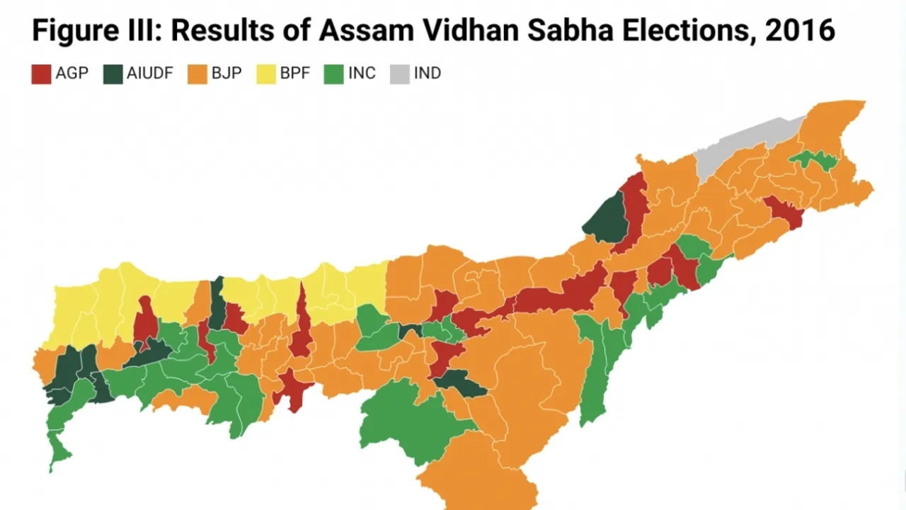 BJP Sets Eyes on 11 Seats in Assam Lok Sabha Elections, Allies AGP and