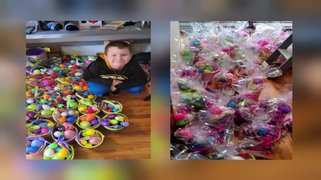 12YearOld Boy Rallies Community to Donate Easter Baskets to Homeless