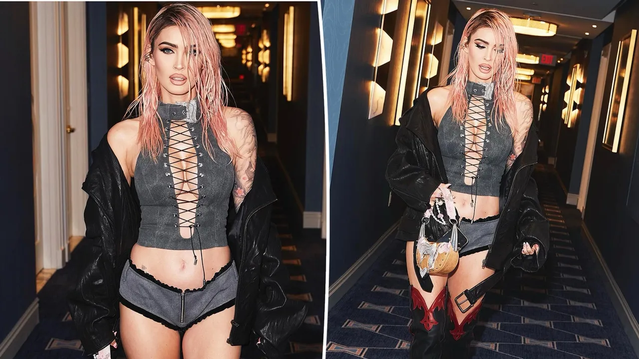 Megan Fox Ignites Super Bowl LVIII Afterparty with Daring Fashion Statement