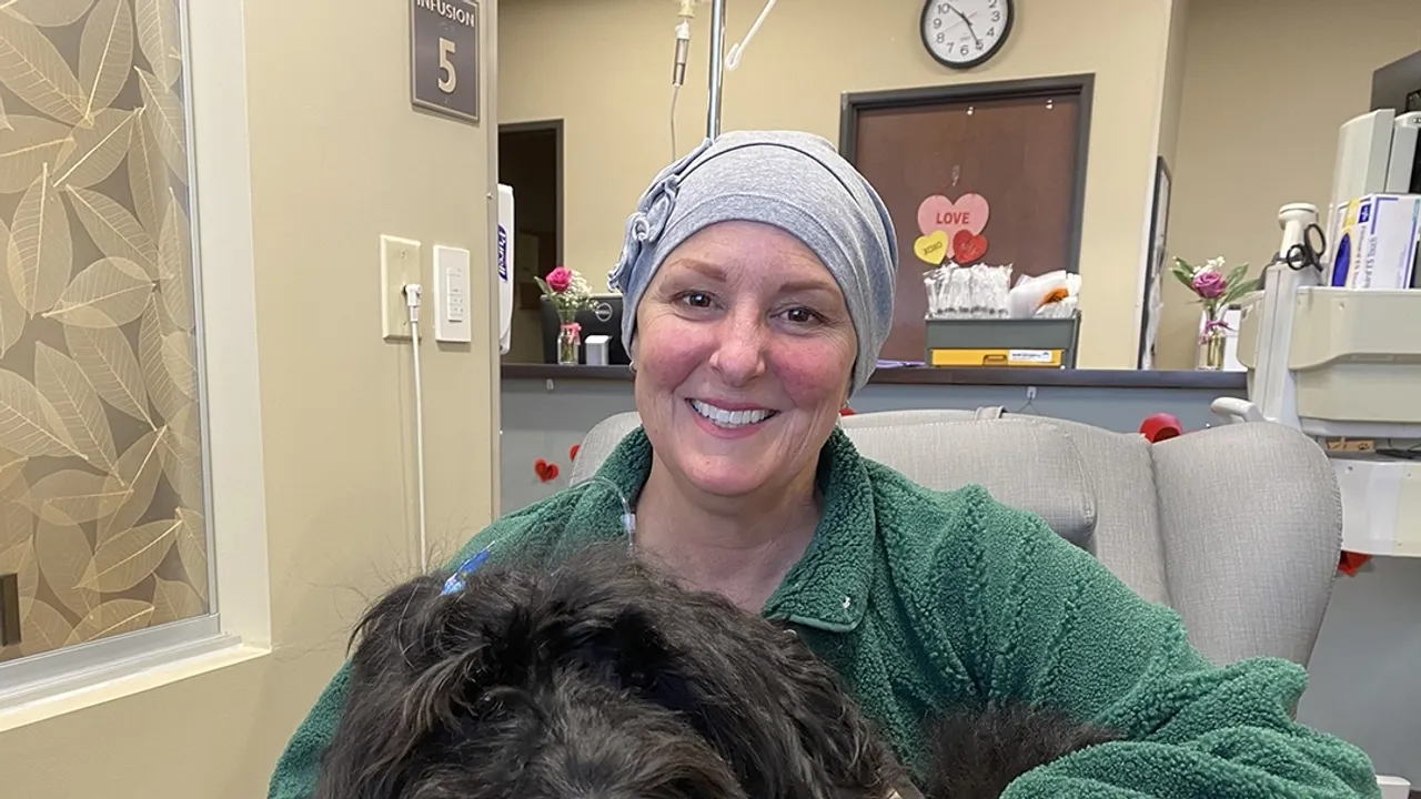 Therapy Dog Lulu Brings Comfort to Chemotherapy Patients at Ascension St. Vincent's