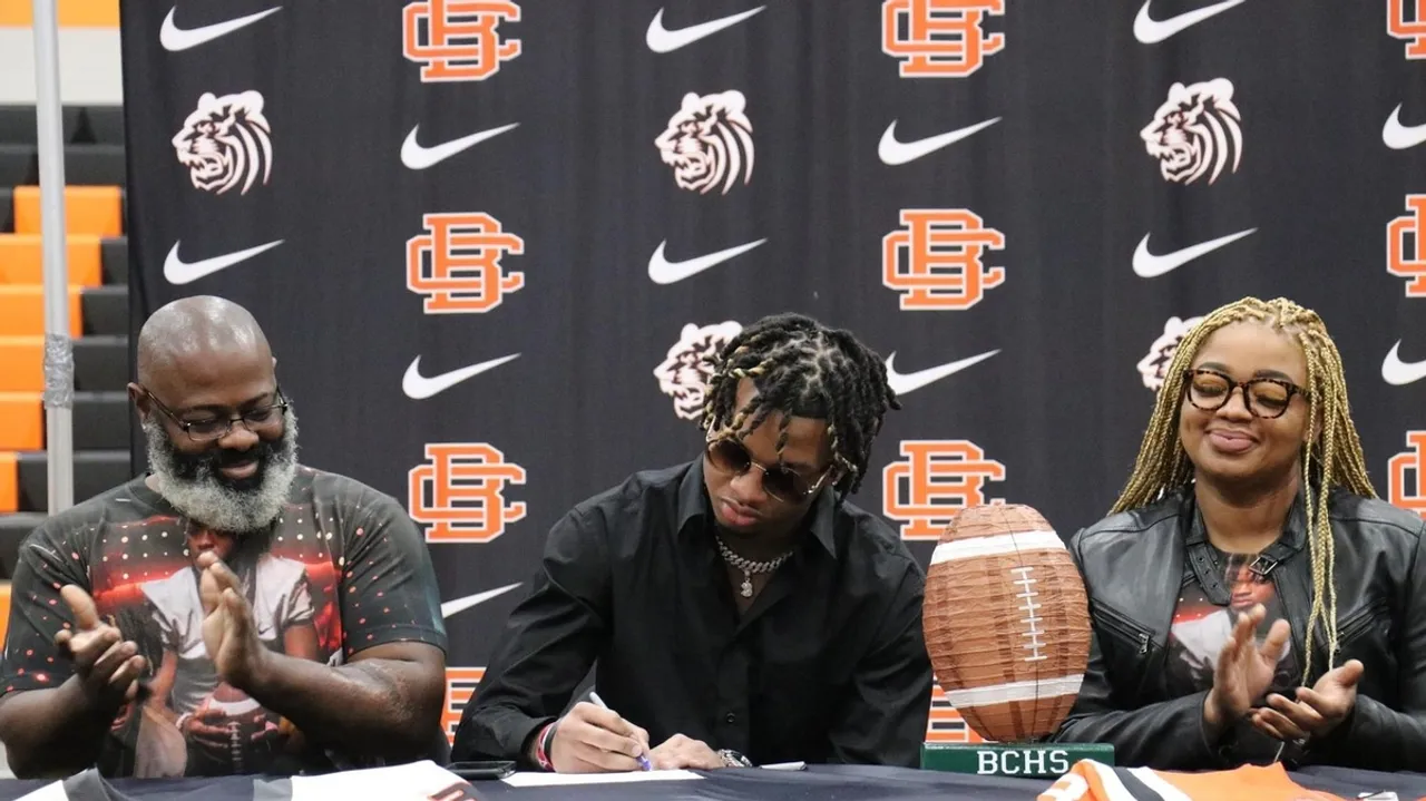 Baldwyn High School Athletes Commit to College Football