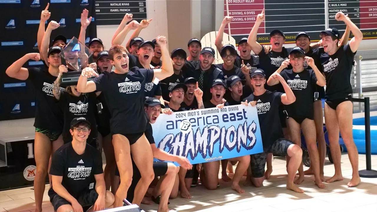 Binghamton Men's Swimming and Diving Team Clinches America East Title