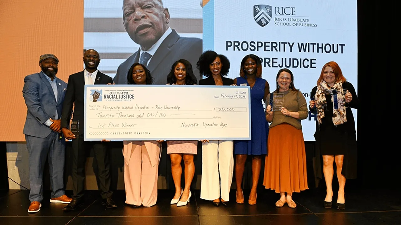 Rice University Wins $20K in John Lewis Racial Justice Case Competition at Emory