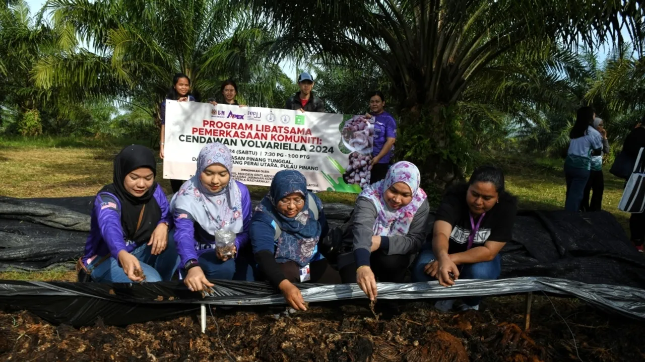 USM and Pinang Tunggal Community's Mushroom Venture Boosts Local Economy