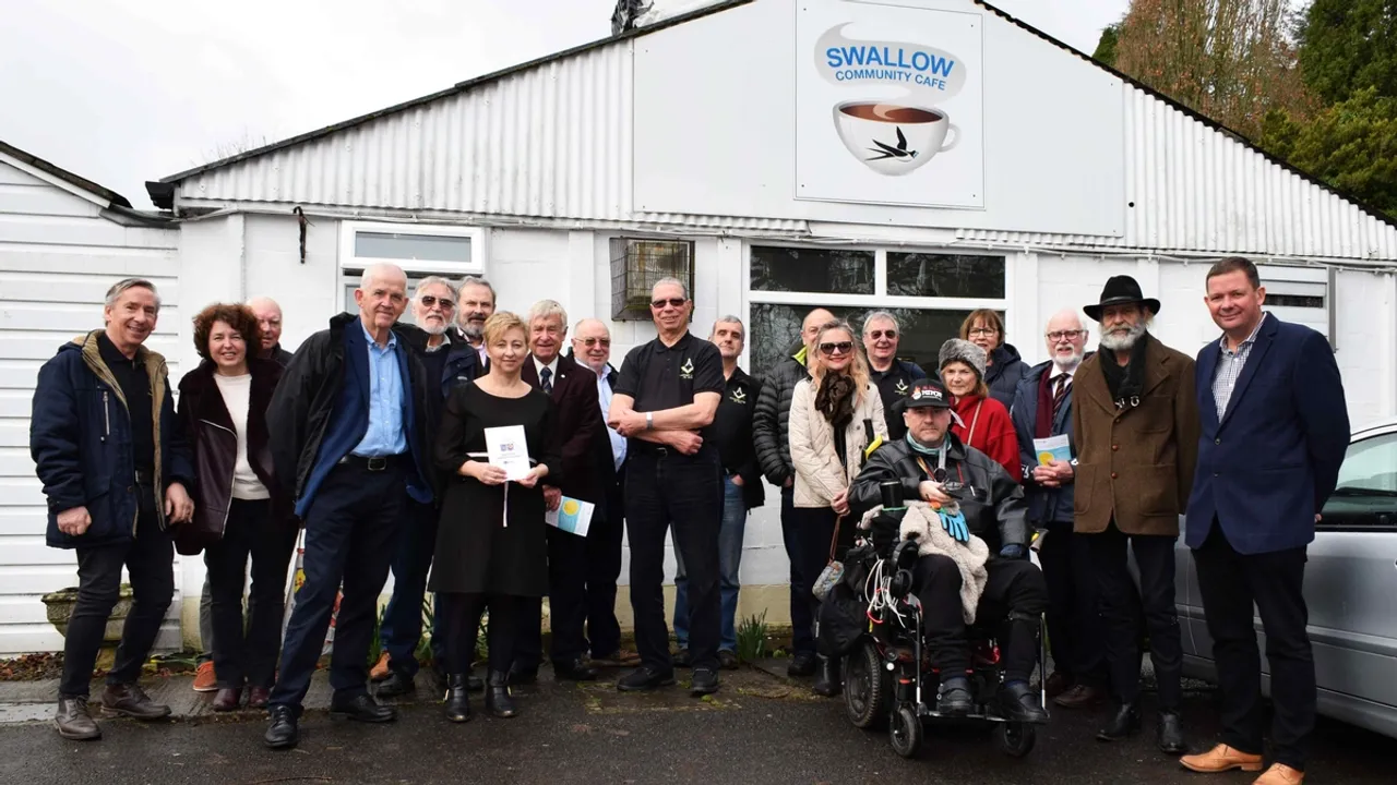 Somerset Freemasons Donate £5,000 to SWALLOW Charity for Forest Group Project