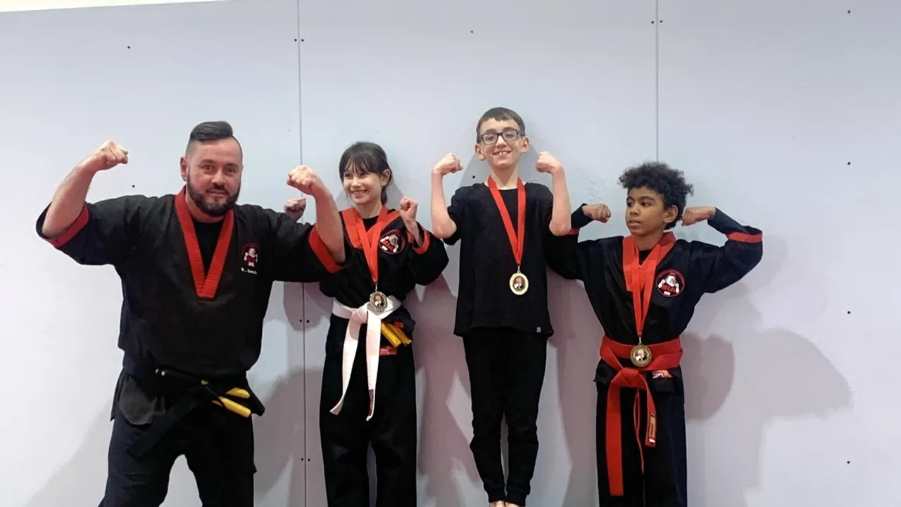 Windermere's Nunchaku Team Triumphs Five Medals at Salford Sport