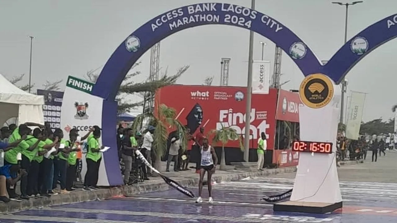 Bernard Sang Triumphs at 2024 Lagos City Marathon