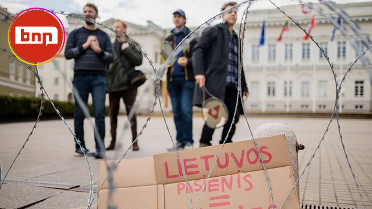 Protesters Demand Repeal of Lithuania’s Migrant Pushback Law