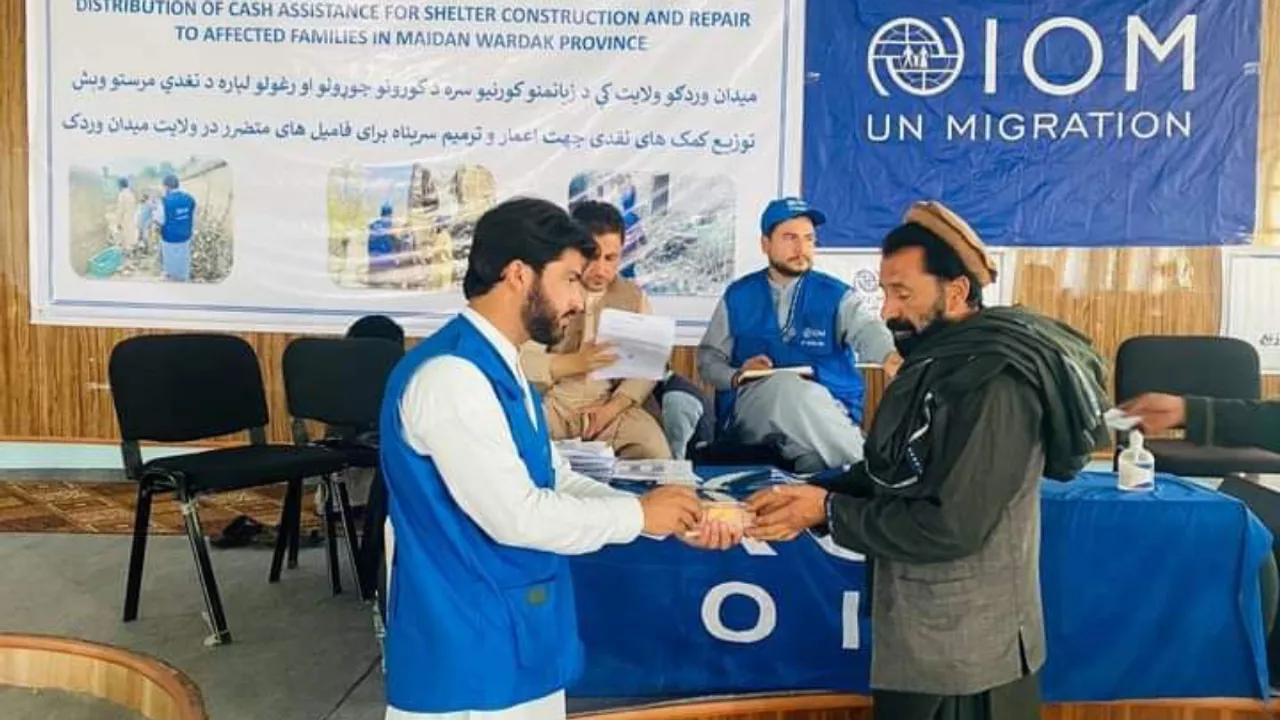 International Organization for Migration (IOM) Provides Cash Assistance to 888 Families in Maidan Wardak
<br>
Image Credit: 8AM.MEDIA