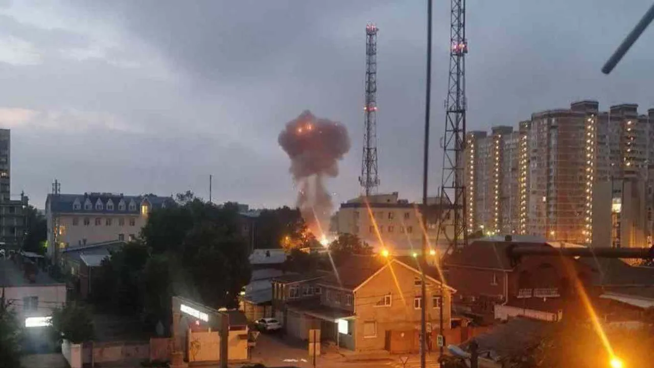 Explosion Damages Buildings in Krasnodar, Russia; Investigation Underway