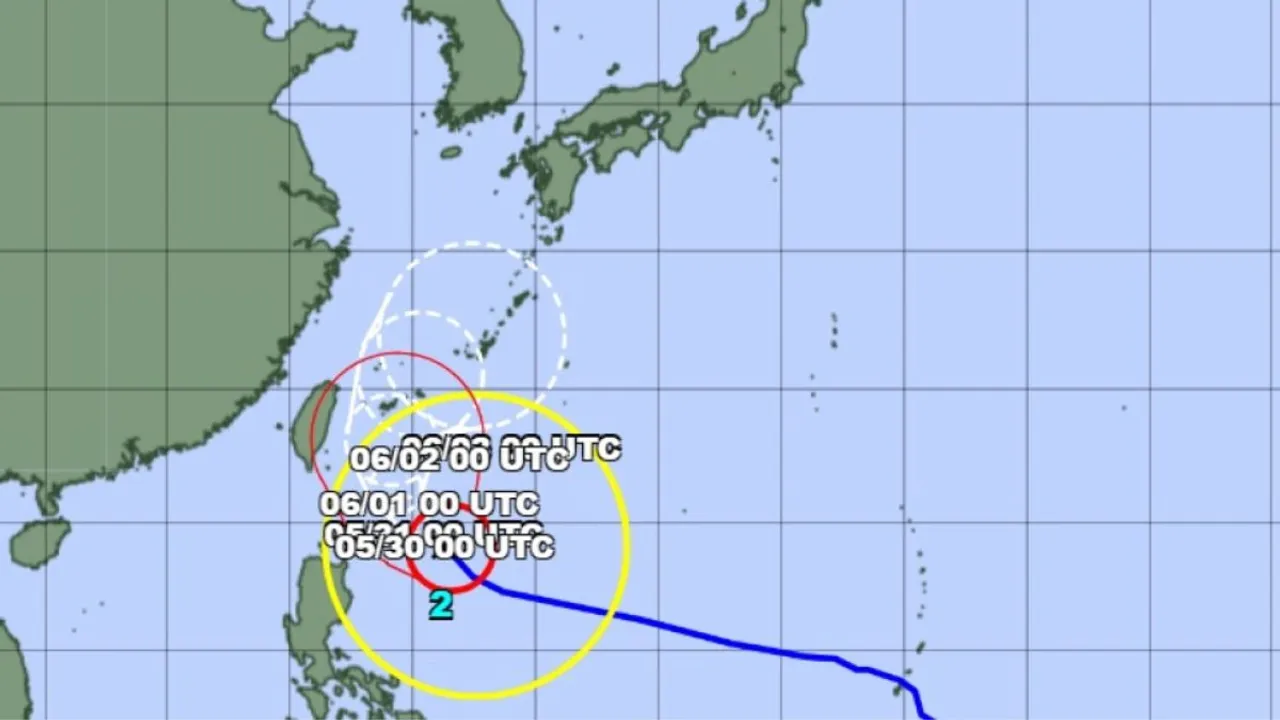 Powerful Typhoon to approach the southwestern part of Japan's Okinawa Prefecture later this week.
<br>
Image Credit: Japan Meteorological Agency.
