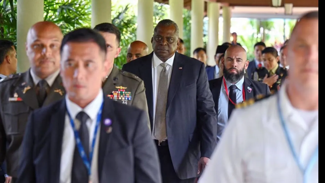 U.S. Defense Secretary Lloyd Austin and Chinese Defense Minister Li Shangfu were unable to meet at the security summit in Singapore.<br>Image Credit: Reuters