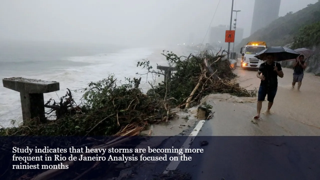 Study indicates that heavy storms are more frequent in Rio de
