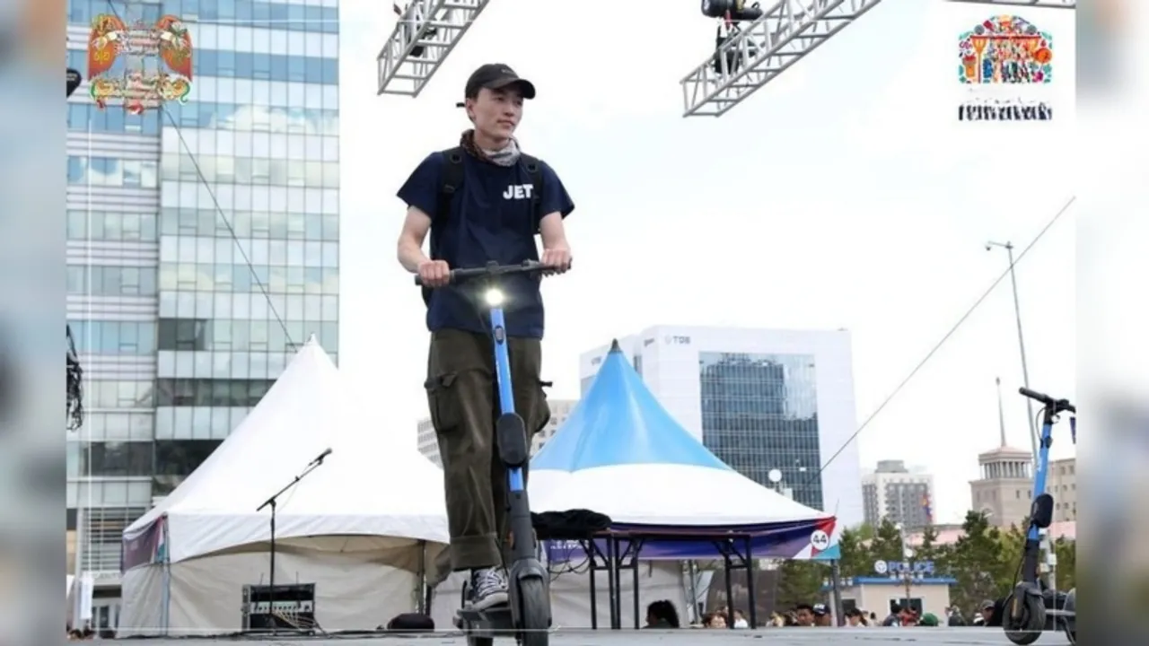 Ulaanbaatar Introduces Ninebot Scooter Rental Service, Mayor Emphasizes