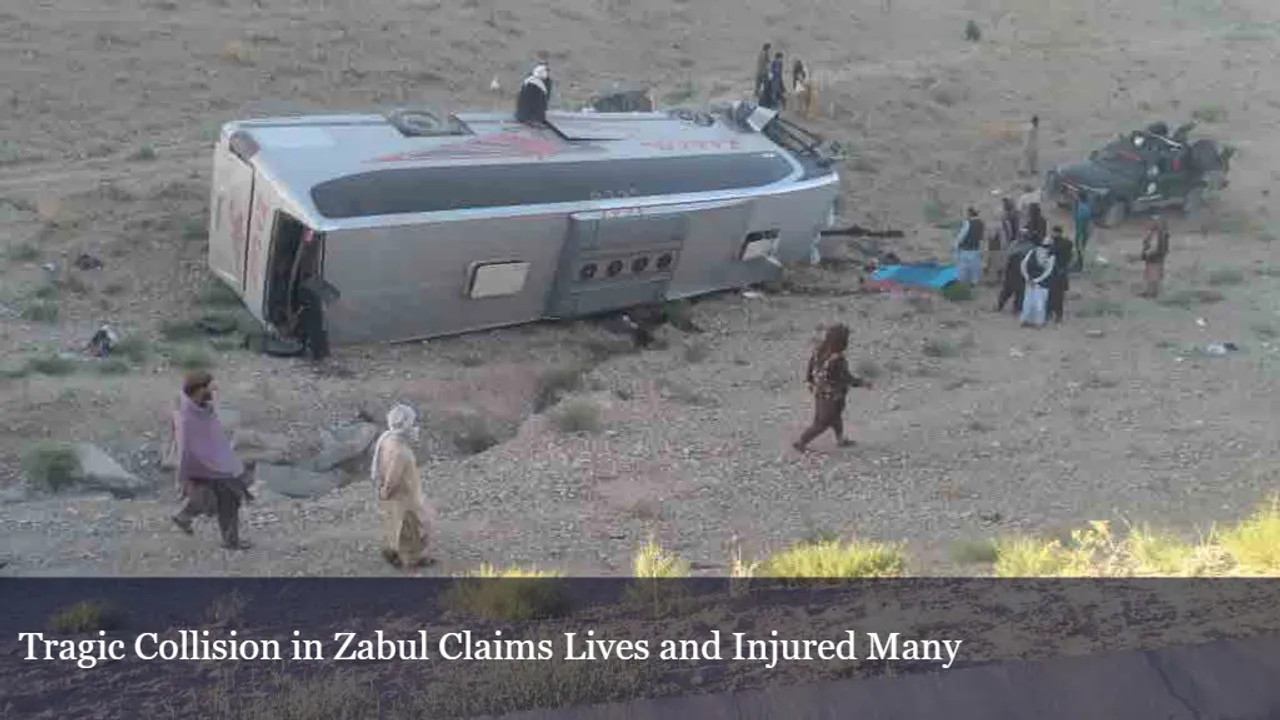 Tragic Collision in Zabul Claims Lives and Injured Many <br>Image Credit: SPOGMAI FM