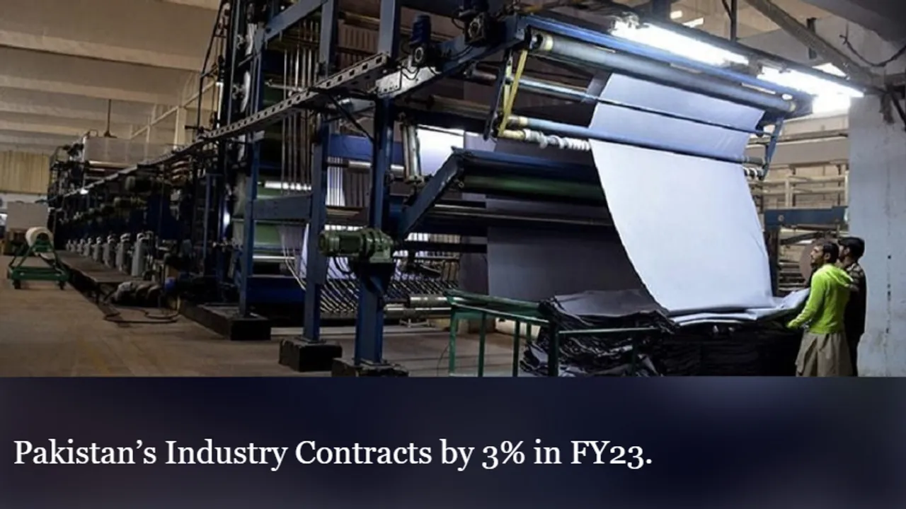 Pakistan’s Industry Contracts by 3% in FY23.