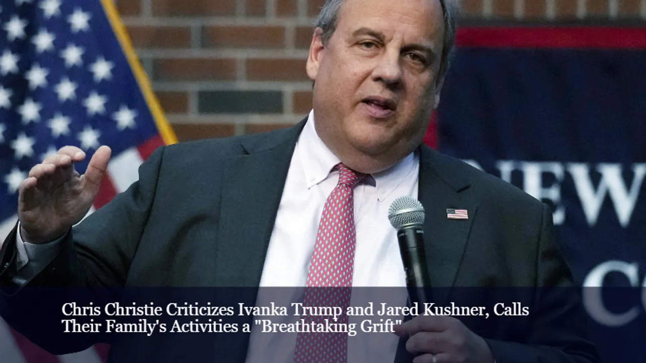 Former New Jersey Governor Chris Christie addresses a town hall meeting in New Hampshire. 
Image Credit: Charles Krupa/AP 