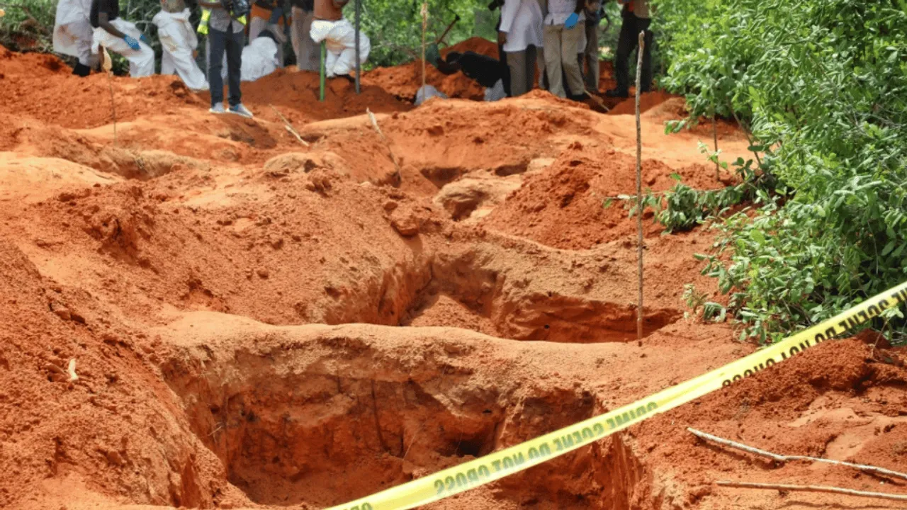 Pastor Paul Mackenzie Nthege, leader of a doomsday cult, faces charges in the Shakahola forest massacre case, where over 200 bodies have been exhumed.  <br> Image Credit: Ministry of Interior/Twitter.