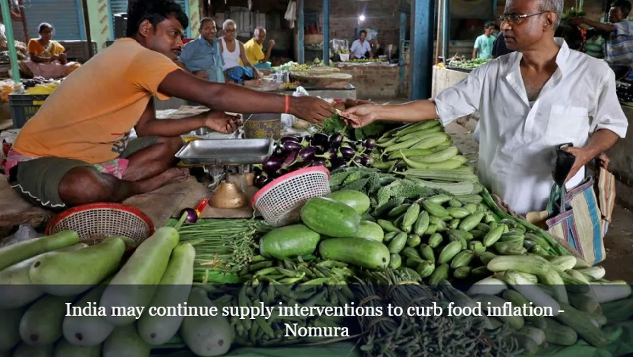 India may continue supply interventions to curb food inflation - Nomura