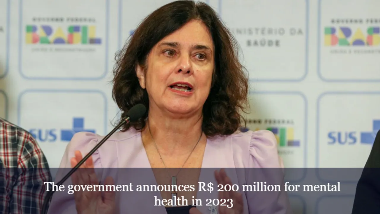 The government announces R$ 200 million for mental health in 2023