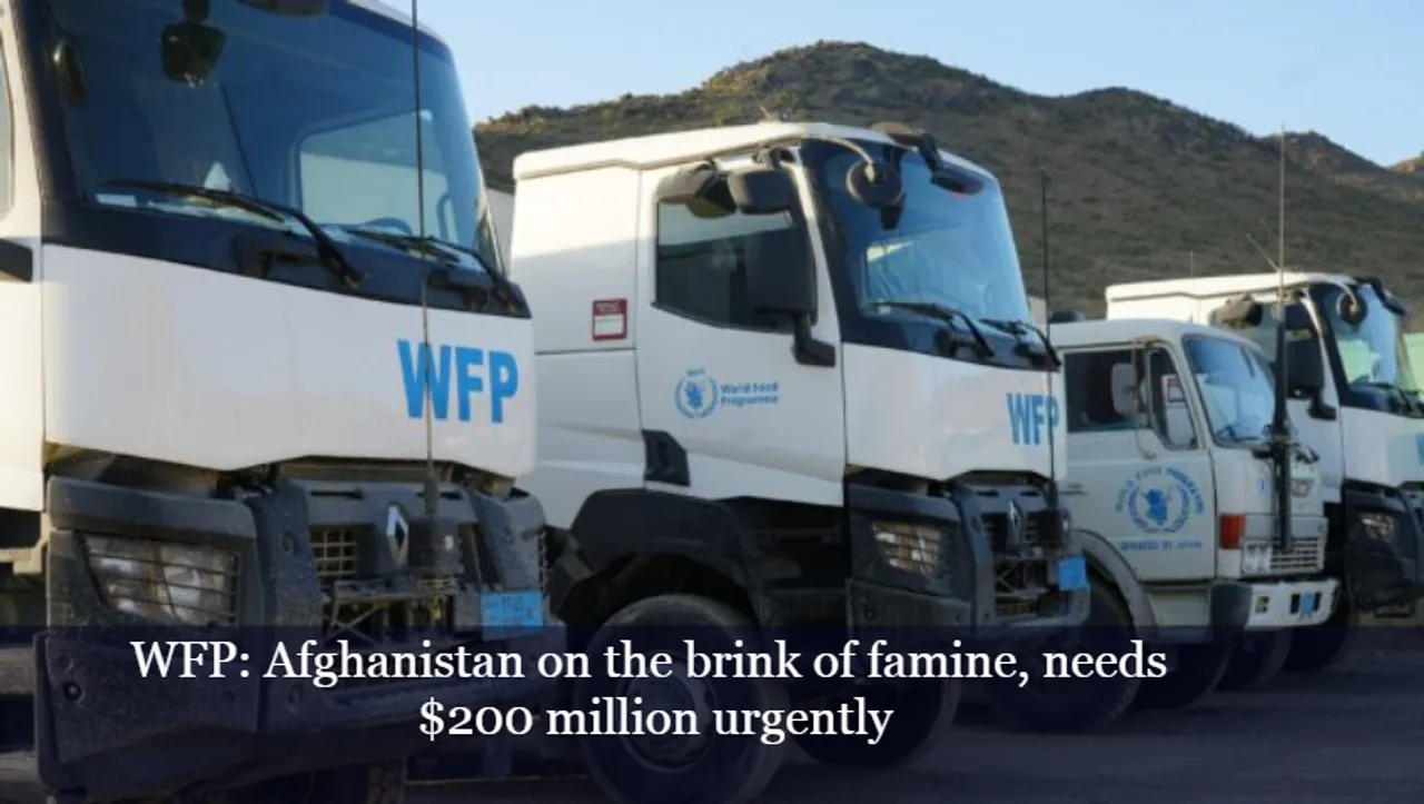 WFP: Afghanistan on the brink of famine, needs $200 million urgently
