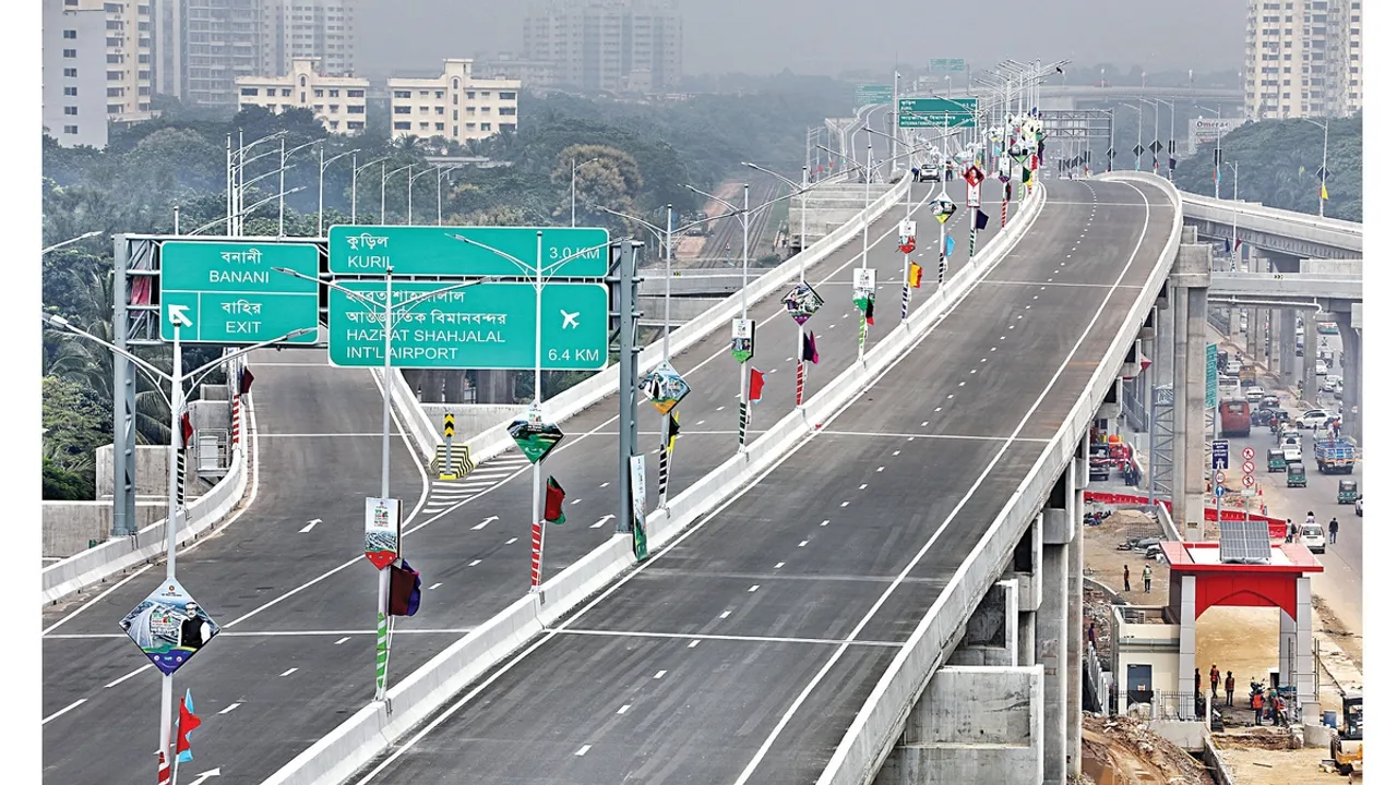 Dhaka Elevated Expressway Records 27,121 Vehicles, Toll Collections