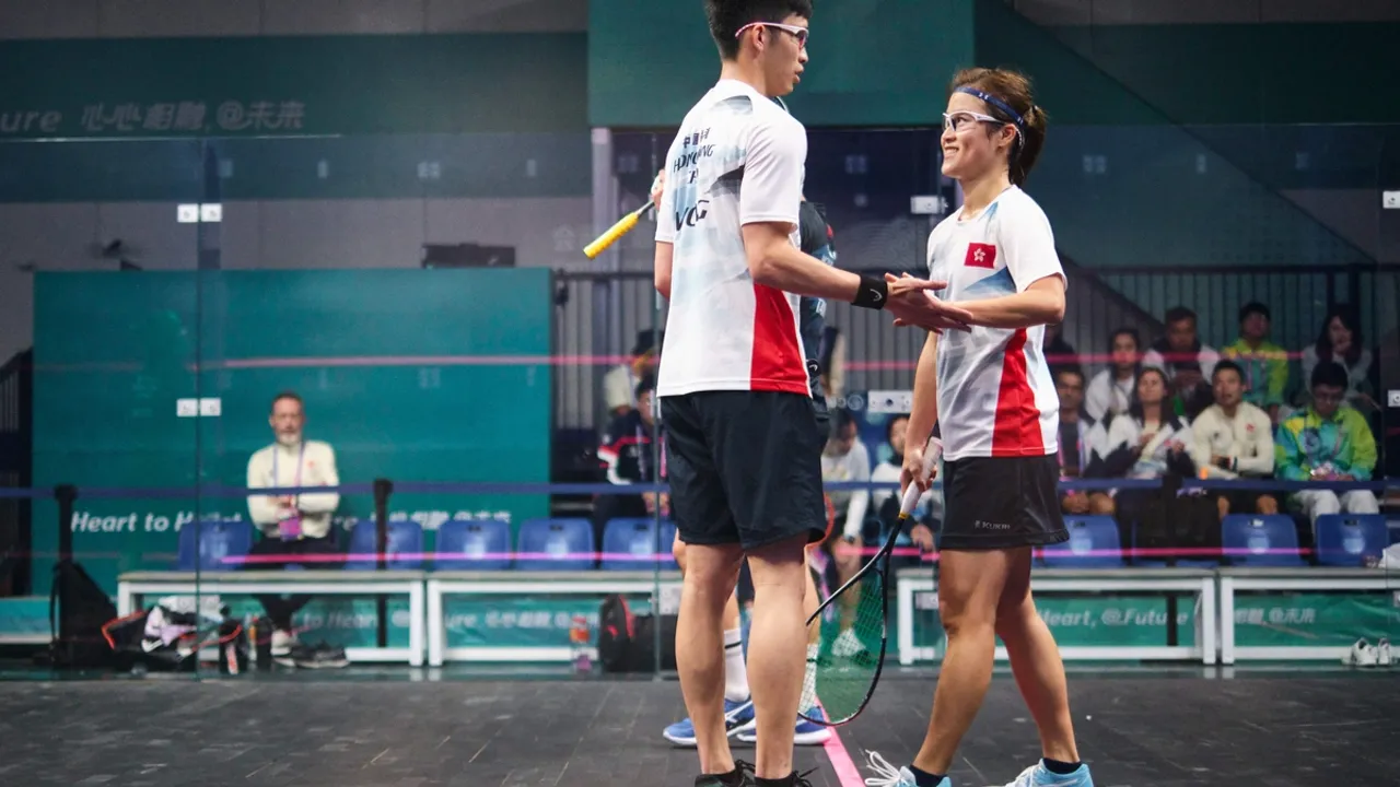Hong Kong Squash Players Secure Bronze in Mixed Doubles at Hangzhou