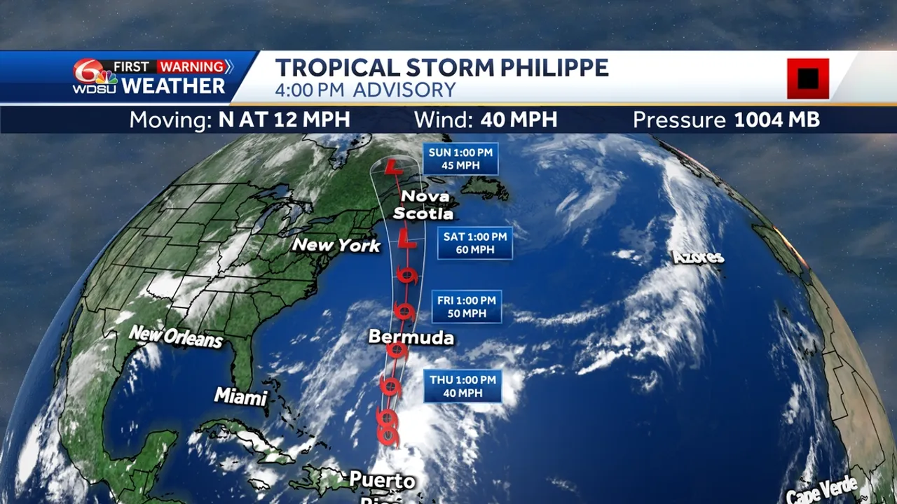 Atlantic Hurricane Philippe Expected to Hit Nova Scotia