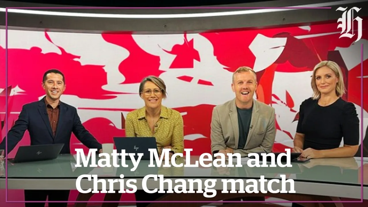 TVNZ Breakfast Hosts Matty McLean and Chris Chang Stir Laughter with