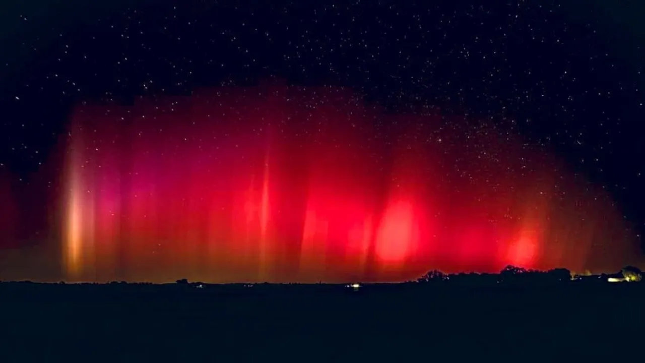 Ethereal Aurora Borealis Transforms Ukraine's Night Sky