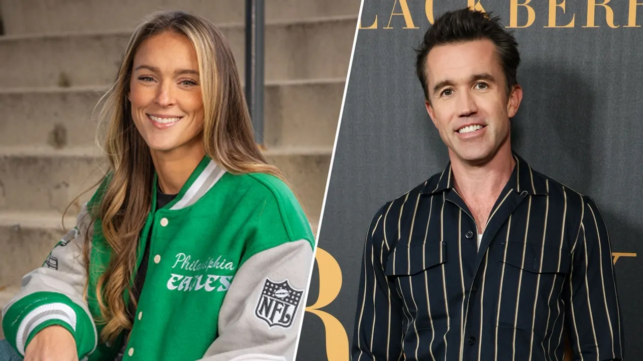 Kaitlin Olson Outbids Husband Rob McElhenney in Charity Auction for Eagles Jacket