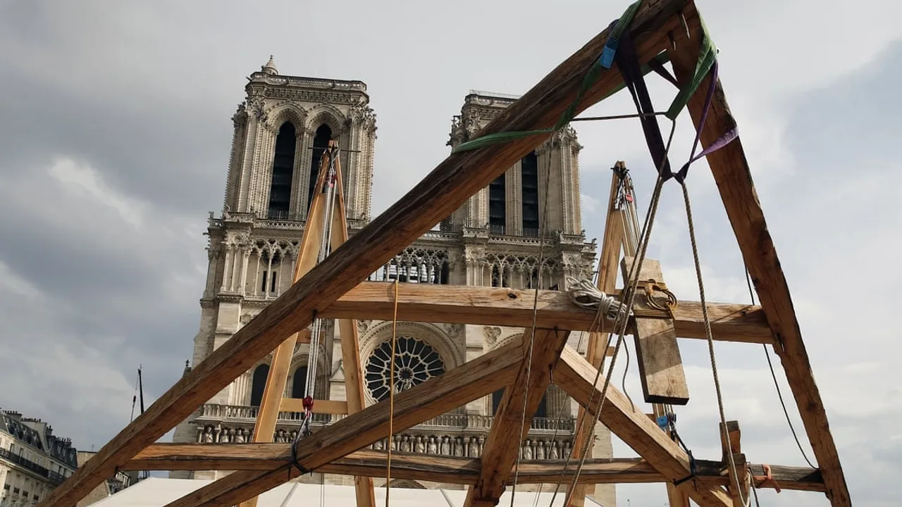Notre-Dame Cathedral's Reconstruction Reaches Milestone with New Spire