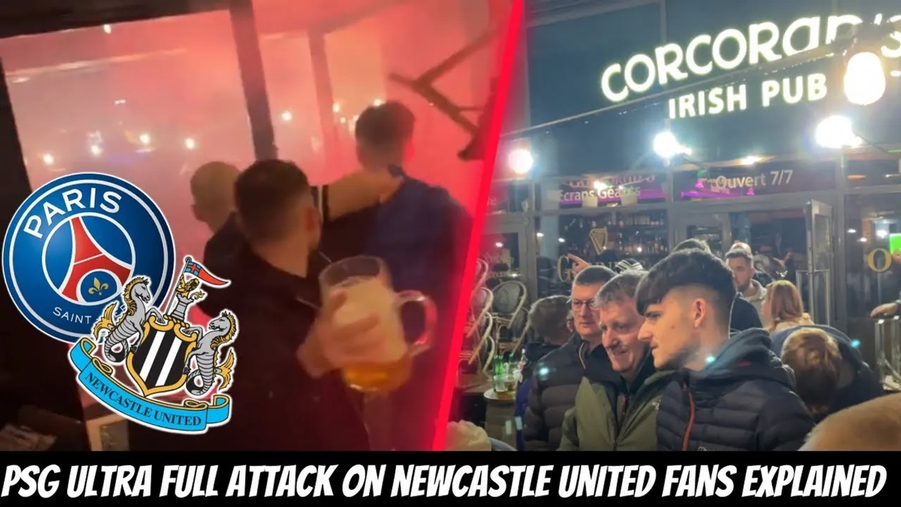 Football Rivalry Turns Violent: Newcastle United and PSG Fans Clash in Paris
