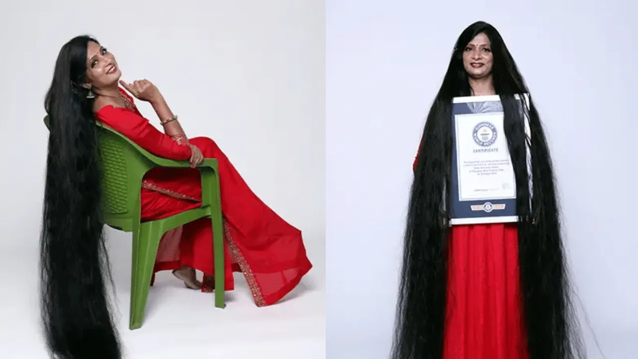 Indian Woman, Smita Srivastava, Sets Guinness World Record for Longest Hair