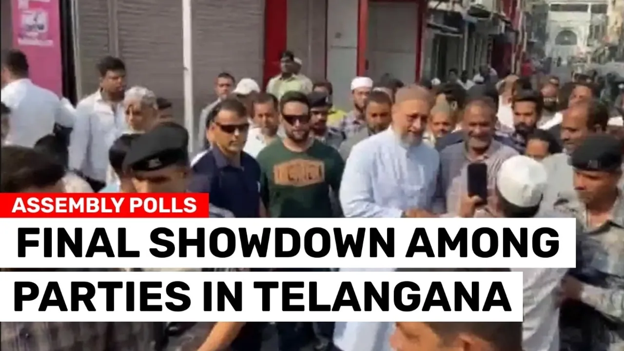Campaigning Concludes for Telangana Assembly Elections: A Glimpse into the Triangular Contest