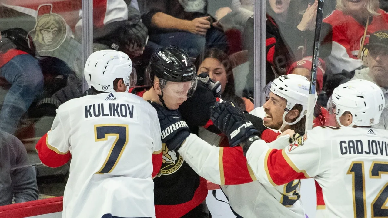 Fiery NHL Clash: Tkachuk Brothers' Rivalry Sparks Game Between Ottawa Senators and Florida Panthers