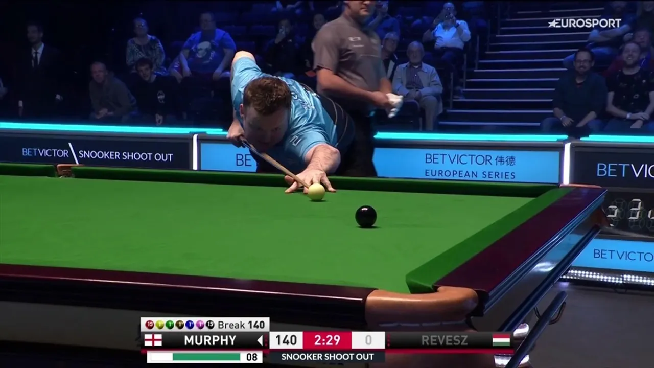 Shaun Murphy Scores First-Ever 147 Break in Snooker Shoot Out Tournament