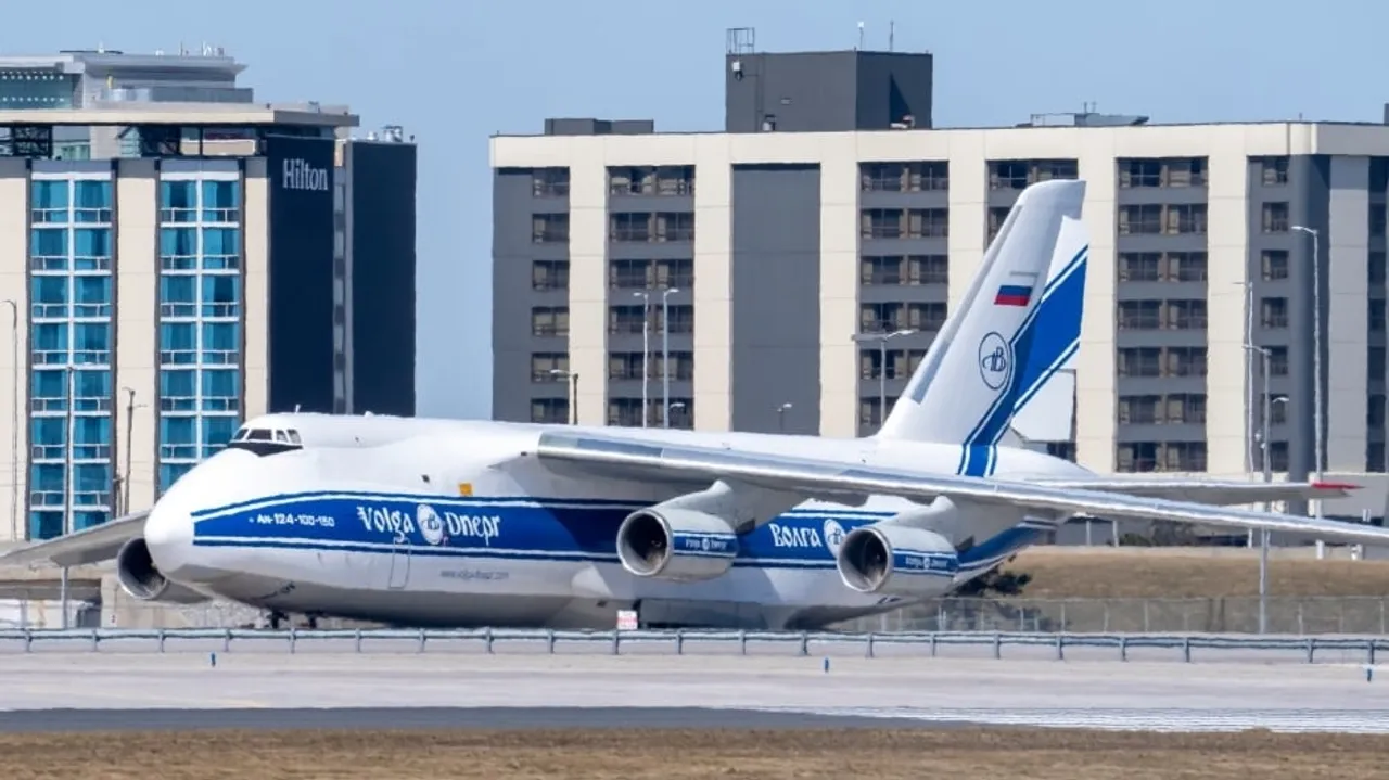 Grounded Russian Cargo Plane at the Centre of Legal Dispute in Canada