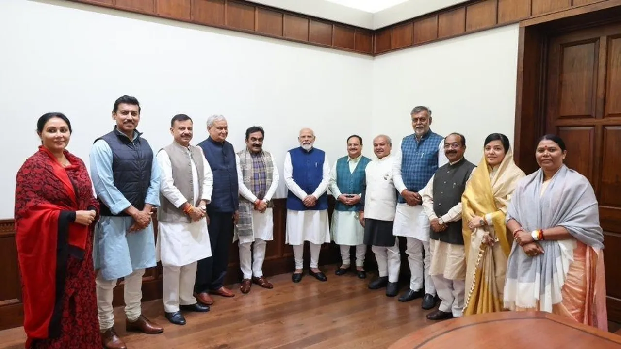 BJP Leadership in Crucial Meeting Over State Chief Ministers: A Potential Shift in Command?