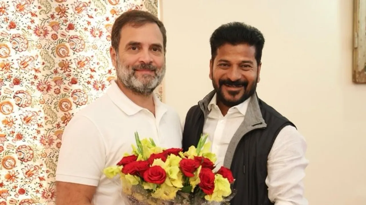 Congress Leaders Unite for Revanth Reddy's Swearing-In: Political Show of Strength in Hyderabad