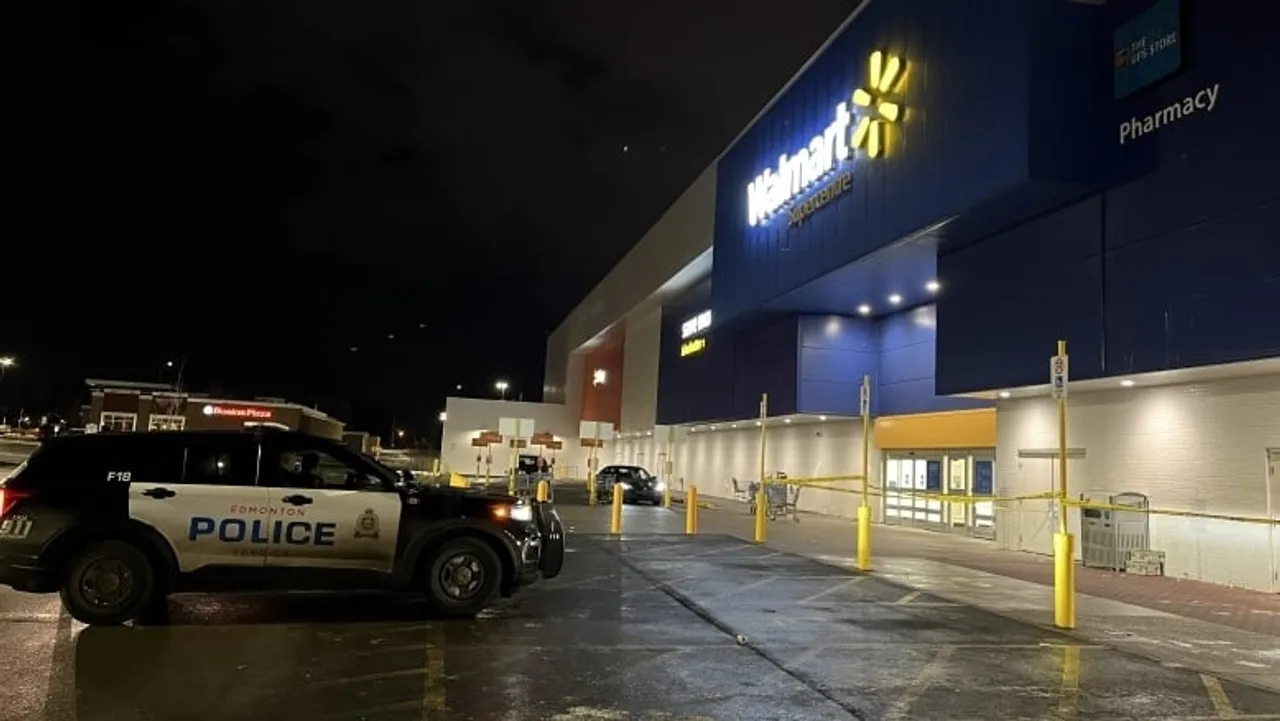 Edmonton police say a man reportedly shot a person and carjacked a vehicle in the parking lot outside Kingsway Mall.