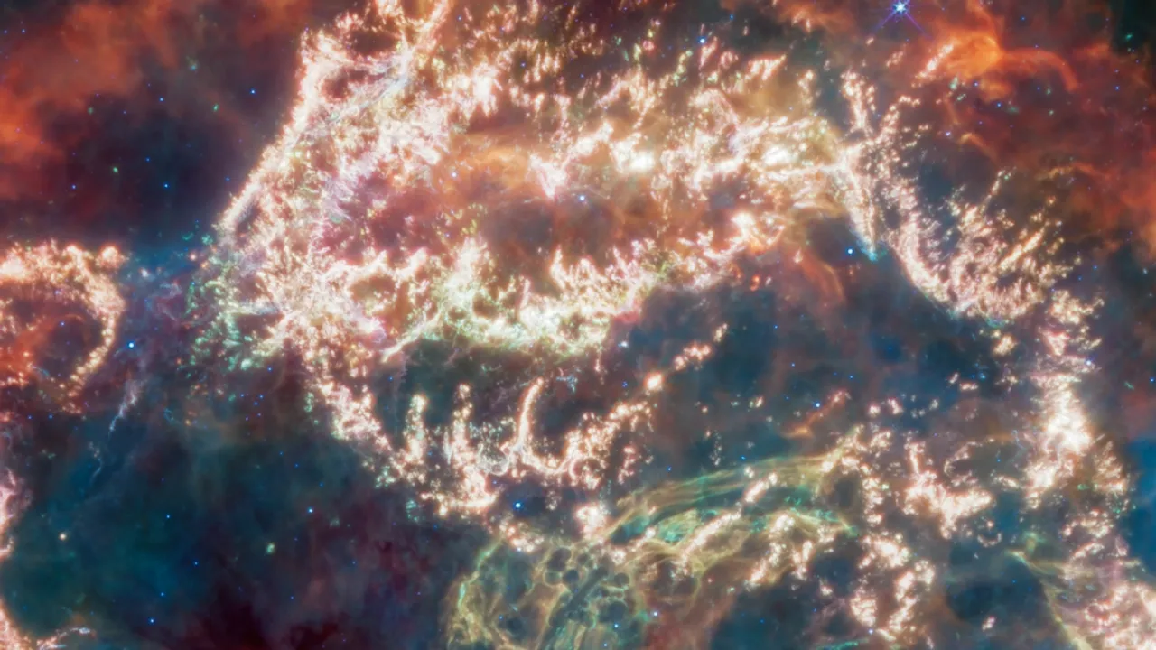 Unseen Supernova Structures Revealed by NASA's James b Space Telescope