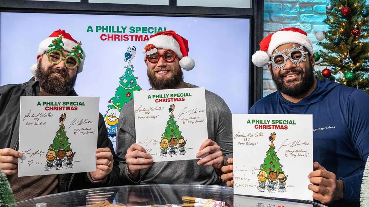 Philadelphia Eagles' Jason Kelce Releases Christmas Album That
