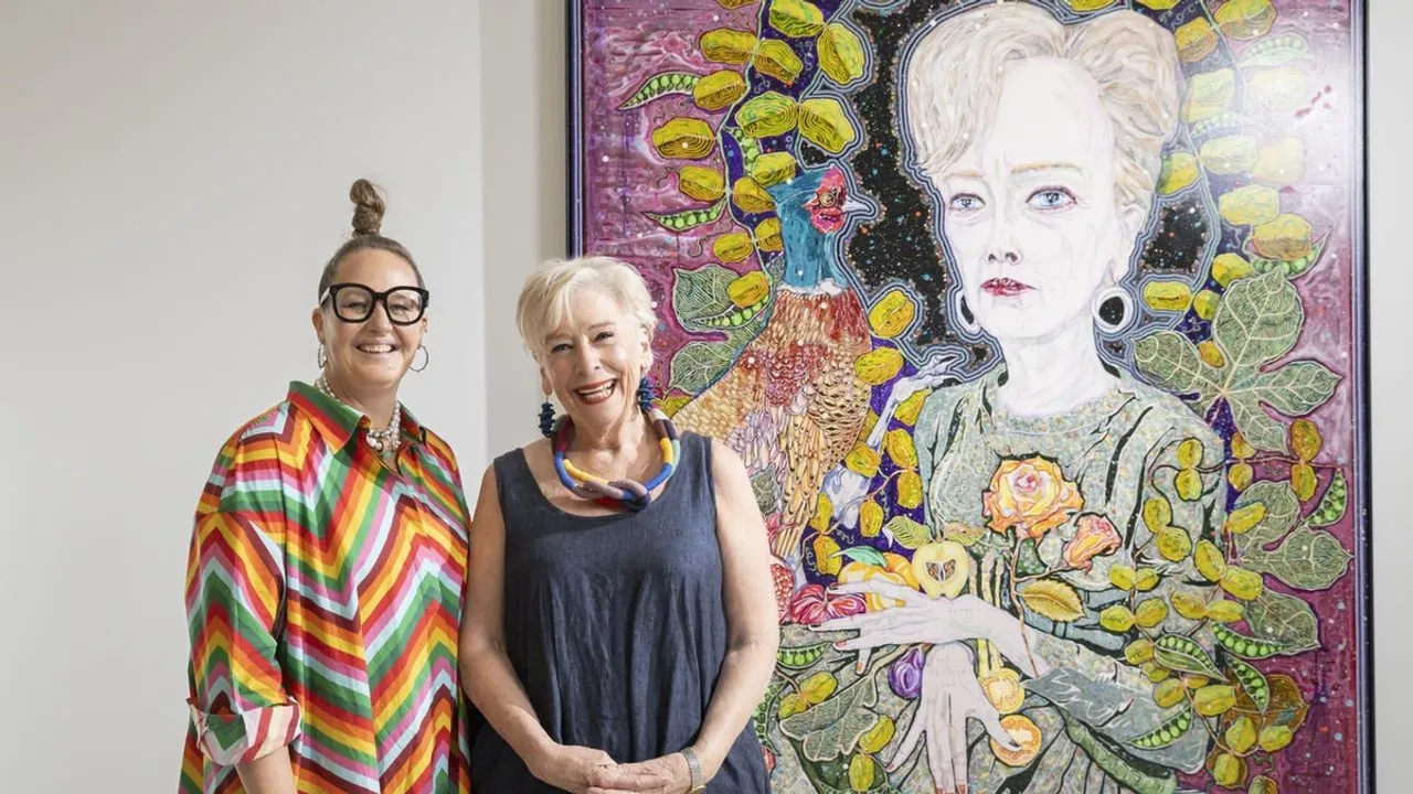 Maggie Beer's Portrait Unveiled: A Psychedelic Homage to Australia's Culinary Icon